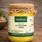 Laxmiya A2 Gir cow ghee jar made using traditional bilona method