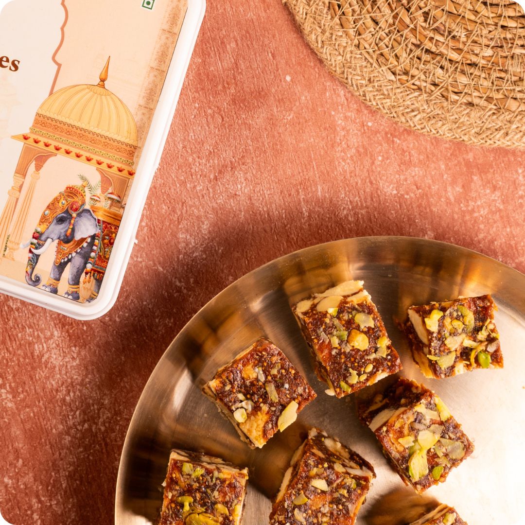 Anjeer dryfruit bites with honey and A2 ghee healthy sweet